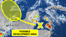 Tropical disturbance headed for Gulf as National Hurricane Center watches for development